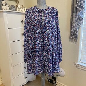AMUR Floral Drop Waist Dress in Size 4